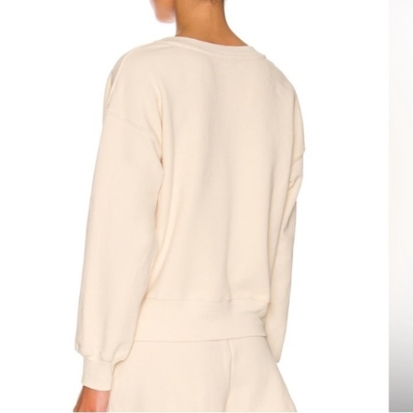 NWT WellBeing + BeingWell Goldie Sweatshirt, beige, size S, organic cotton - Picture 2 of 11
